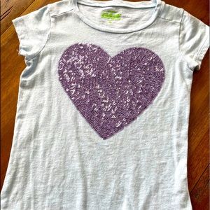 Girls blue crew cuts t sz10